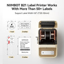 NIIMBOT B21 2" Portable Thermal Label Printer (White)