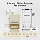 NIIMBOT B21 2" Portable Thermal Label Printer (White)