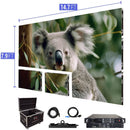 LED Nation Video Wall Screen 14.7 x 7.9' P1.53mm Indoor Turn-key Virtual Productions