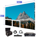 LED Nation Video Wall Screen 18.9 x 9.4' P1.53mm Indoor Turn-key Virtual Productions