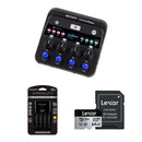 Zoom PodTrak P4next Portable Multitrack Podcast Recorder with Essentials Kit