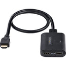 StarTech 1x2 UHD 4K60 HDMI Splitter Cable (20")
