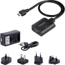 StarTech 1x2 UHD 4K60 HDMI Splitter Cable (20")