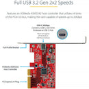 StarTech 1-Port USB-C 3.2 Gen 2x2 PCIe Card