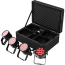 CHAUVET DJ Freedom Par Q12 Battery-Powered RGBA LED Fixture (4-Light Kit)