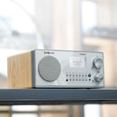 Sangean HDR-18 HD Radio/AM/FM Tabletop Wooden Cabinet Radio (Walnut)