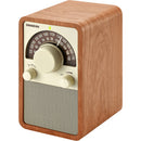 Sangean WR-15 AM/FM Tabletop Wooden Radio (Walnut)