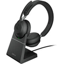 Jabra Evolve2 65 Link 390c Wireless Stereo USB-C Headset with Desk Stand (Unified Communications)