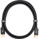 Pearstone DisplayPort 2.1 DP80 Male Cable (6.6')