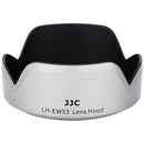 JJC Petal-Style Lens Hood for Canon EF-M 15-45mm f/3.5-6.3 IS STM & RF-S 18-45mm F4.5-6.3 IS STM (Gray)