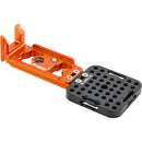 3 Legged Thing Paige QD-Compatible L-Bracket for Select Lumix Cameras (Orange)