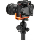3 Legged Thing Paige QD-Compatible L-Bracket for Select Lumix Cameras (Orange)