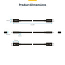 StarTech 240W Thunderbolt 5 Cable (2.6')