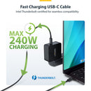 StarTech 240W Thunderbolt 5 Cable (2.6')