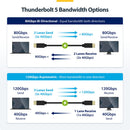 StarTech 240W Thunderbolt 5 Cable (2.6')