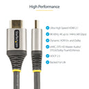 StarTech Ultra High-Speed 8K HDMI 2.1 Cable (3.3')