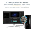 StarTech VESA-Certified DisplayPort 1.4 8K 60 Hz HDR10 Cable (16.4')