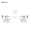 StarTech VESA-Certified DisplayPort 1.4 8K 60 Hz HDR10 Cable (16.4')