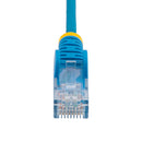 StarTech Snagless Slim Cat 6 RJ45 Ethernet Cable (10', Blue)
