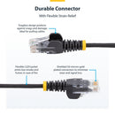 StarTech Snagless Slim Cat 6 RJ45 Ethernet Cable (10', Blue)