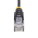 StarTech Snagless Slim Cat 6 RJ45 Ethernet Cable (3', Black)