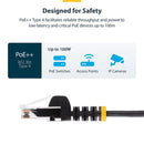 StarTech Snagless Slim Cat 6 RJ45 Ethernet Cable (3', Blue)