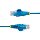 StarTech Snagless Slim Cat 6 RJ45 Ethernet Cable (6', Blue)