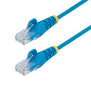 StarTech Snagless Slim Cat 6 RJ45 Ethernet Cable (6', Blue)