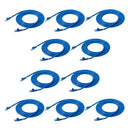 StarTech Snagless Cat 6 RJ45 Ethernet Cable (10', Blue, 10-Pack)