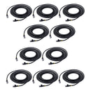 StarTech Snagless Cat 6 RJ45 Ethernet Cable (15', Black, 10-Pack)
