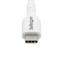 StarTech USB-C 2.0 Charging Cable (6', White)