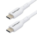 StarTech USB-C 2.0 Charging Cable (3', White)