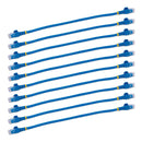 StarTech Snagless UTP Cat 6 Ethernet Patch Cable (1', Blue, 10-Pack)