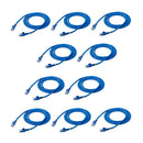StarTech Snagless UTP Cat 6 Ethernet Patch Cable (6', Blue, 10-Pack)