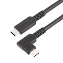 StarTech 10 Gb/s Straight USB-C to Right-Angle USB-C Cable (3.3')