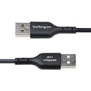 StarTech USB-A to USB-C 2.0 Cable (Black, 3')