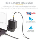 StarTech 240W USB-C Charging Cable (Black, 10')