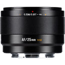 7Artisans Lite Series 25mm f/1.8 AF Lens (Nikon Z, Black)