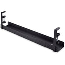StarTech Under-Desk Cable Management Tray with Adjustable Length (Black)
