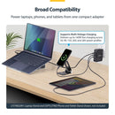 StarTech 4-Port 140W USB Wall Charger with International Plugs