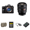 Sony a1 Mirrorless Camera with 50mm f/1.4 Lens and Essentials+ Kit