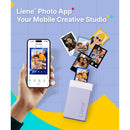 Liene Pearl N200 Pro 2 x 3" Instant Photo Printer with Photo Paper (10 Sheets, Purple)