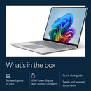 Microsoft 15" Surface Laptop Copilot+ PC (8th Edition, Platinum)
