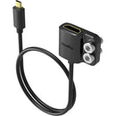 SmallRig Micro-HDMI to HDMI Type A Adapter Cable for Camera/Monitor (14")