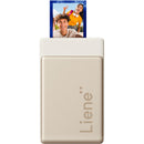 Liene Pearl N200 Pro 2 x 3" Instant Photo Printer with Photo Paper (10 Sheets, Gold)