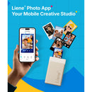 Liene Pearl N200 Pro 2 x 3" Instant Photo Printer with Photo Paper (10 Sheets, Gold)