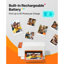 Liene Amber M210 Portable Photo Printer with Rechargeable Battery, Ink Cartridge, and Paper Kit
