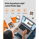 Liene Amber M110 Instant Photo Printer with Paper and Cartridge Kit (10 4 x 6" Sheets, 10 3 x 3" Adhesive Sheets)