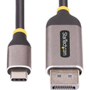 StarTech USB-C to DisplayPort 1.4 Cable (9.8', Black)