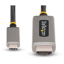 StarTech HDMI 2.1 8K to USB-C Adapter Cable (6.6', Space Gray)